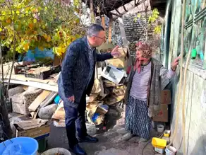 Eskişehir'deki Yaşlı Kadına Yardım Eli