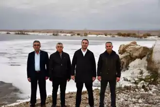 Sulama Barajına Su Basılıyor