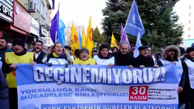 Emekçiler: 'Geçinemiyoruz!' Yürüdü