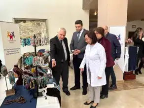 Engelli Öğrencilerin Eserleri Sergilendi