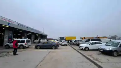 Yıl Sonu Araç Muayene Yoğunluğu: Uzun Kuyruklar Oluştu