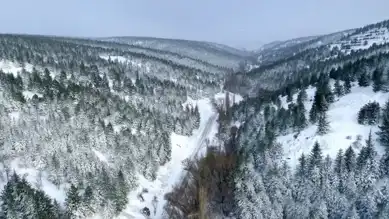Eskişehir'de Kar Yağışı Etkili Oldu