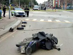 Eskişehir Odunpazarı'nda Motosiklet Kazası: Sürücü Hastanede