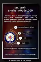 Eskişehir'de Silahlı Operasyon: 12 Gözaltı