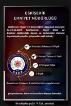 Eskişehir'de Silah Operasyonu: 9 Gözaltı