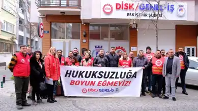 Sendika Liderlerinin Gözaltısı Protesto Edildi