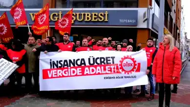 İşçilerden Vergide Adalet Çağrısı: DİSK Eylemde!