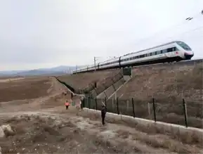 Yüksek Hızlı Tren Hattı Güvenlik Taraması Yapıldı