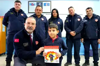 Minik Ömer'in İtfaiye Hayali Gerçek Oldu