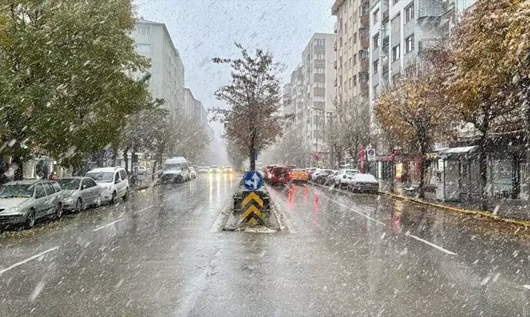 Batı Anadolu'da Kar Yağışı Başladı